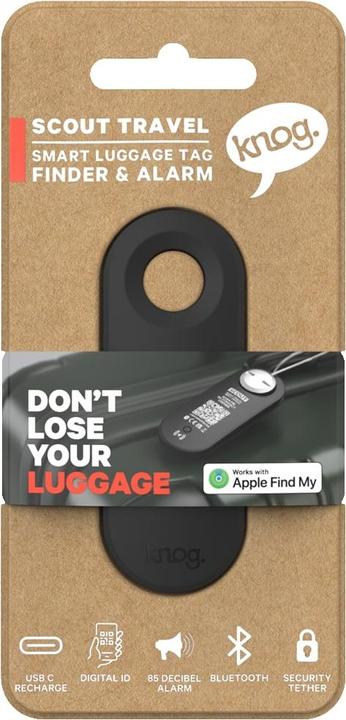 Actual product image knog. Scout Travel Black (iOS)