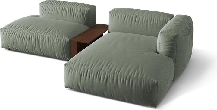 Actual product image Micadoni Modular Right Corner Sofa, "Martina", 2 Seats, 292x176x75 Made in Europe (Corner sofa, Modular sofa)
