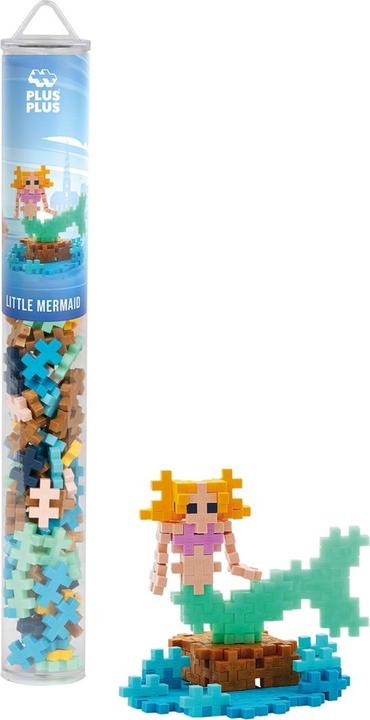 Actual product image Plus-Plus 100 creative mermaid building blocks