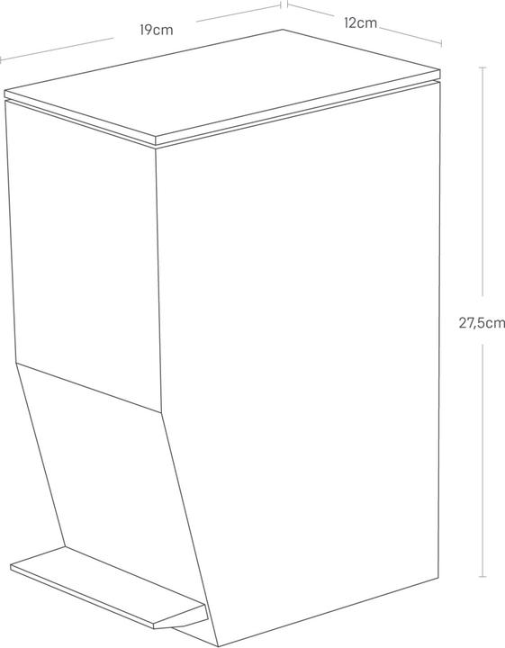 Image du produit Yamazaki Seau à maquillage à pédale TOWER (4 l)