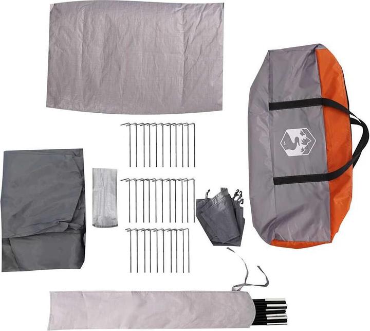 Actual product image VidaXL Family tent for 9 people Waterproof (17.50 kg, 9+ people)
