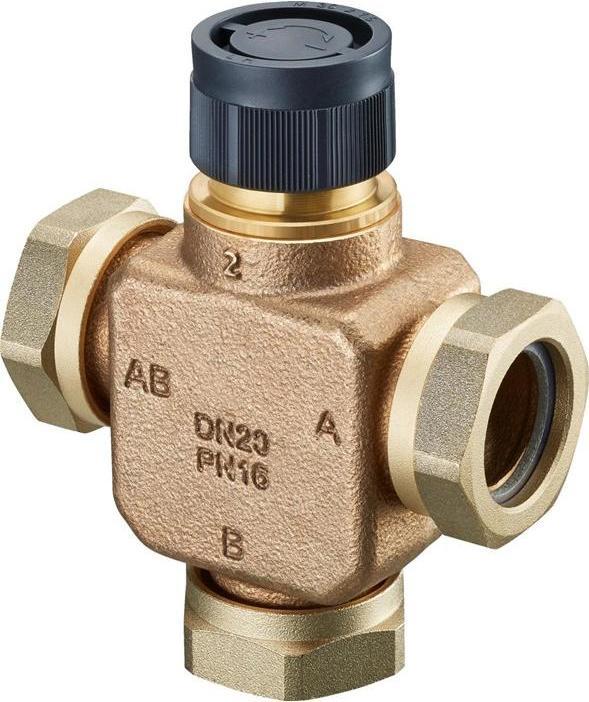 Produktbild Oventrop OV Dreiwege-Verteil/Mischventil Tri-CTR PN 16 m Überwurfm. flachdichtend DN 15