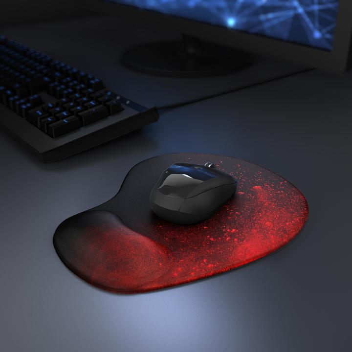 Immagine prodotto Titanwolf Tappetino per mouse da gioco, con poggiapolsi ergonomico, tappetino per mouse da ufficio con