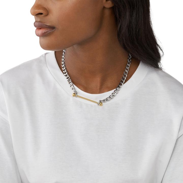 Image du produit Diesel Collier en acier (Acier inoxydable, 40 - 45 cm)