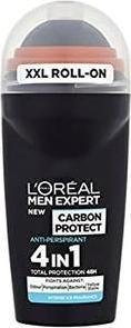 Produktbild L'Oréal Paris L'Oreal - Men Expert Carbon Protect 4W1 Anti-Perspirant Xxl Roll-On 50Ml (Roll-on, 50 ml)