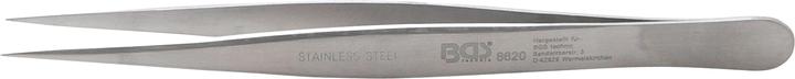 BGS Edelstahl-Spitzpinzette gerade 125 mm