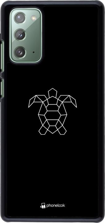 Actual product image PhoneLook Coque Turtles lines on black (Samsung Galaxy Note 20)
