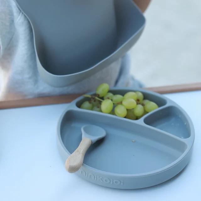 Produktbild Minikoioi BLW Set II Teller + Lätzchen + Löffel