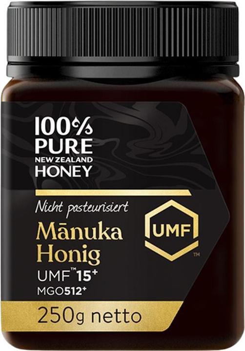 Produktbild 100% Pure New Zealand Honey Manuka Honig MGO 512+ UMF 15 (250 g)