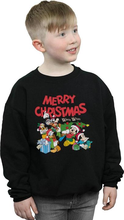 Produktbild Disney Mickey And Friends Winter Wishes Sweatshirt Jungen (140, 146)