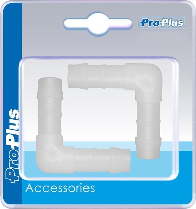 Produktbild ProPlus Schlauchverbinder gewinkelt 10mm 2 Stück im Blister