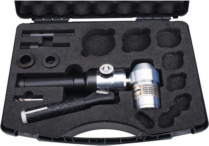 Image du produit Alfra Poinçonneuse hydraulique manuelle COMPACTCOMBI® 90 degrés 75 kN 680 bar
