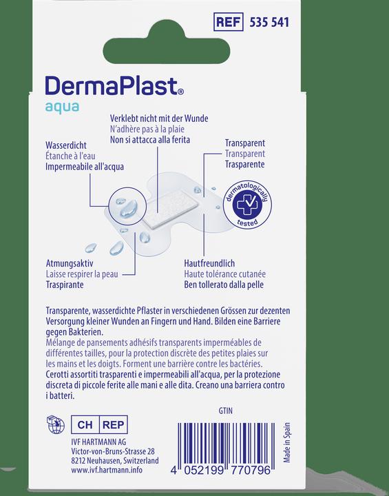 Actual product image DermaPlast Aqua Pflaster wasserfest (16 x)
