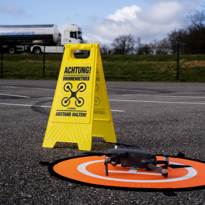 Actual product image Caruba Drone Waarschuwingsbord Duits (Universal)