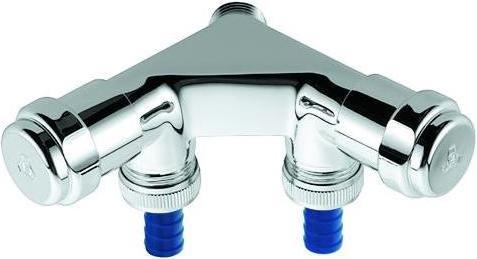Produktbild Grohe WAS Doppelventil 1/2Zoll, 1-fach chrom