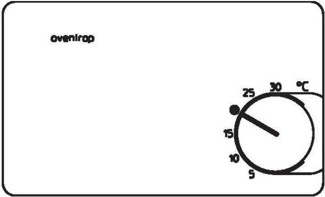Produktbild Oventrop OV Raumthermostat Aufputz elektr 24 V für stetige Regelung 0-10 V