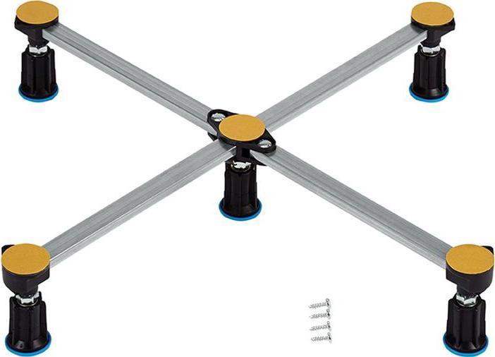 Actual product image Poresta Systems Ferroplast shower tray foot D5 Min height adjustment range 87-115mm