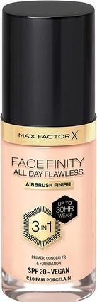 Image du produit Max Factor Facefinity All Day Flawless 3 In 1 Foundation C10-Fair Porcelain 30ml (Nº C10 Porcelaine équitable)
