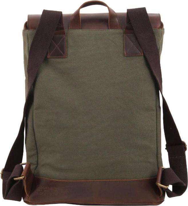 Buckle & Seam Canvas Rucksack Morris Canvas Gün / Innenfutter (16 l)