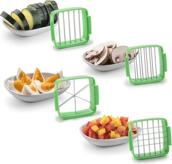 Produktbild JTI Nicer Dicer Quick - Multifunktionaler Gemüseschneider - Grün