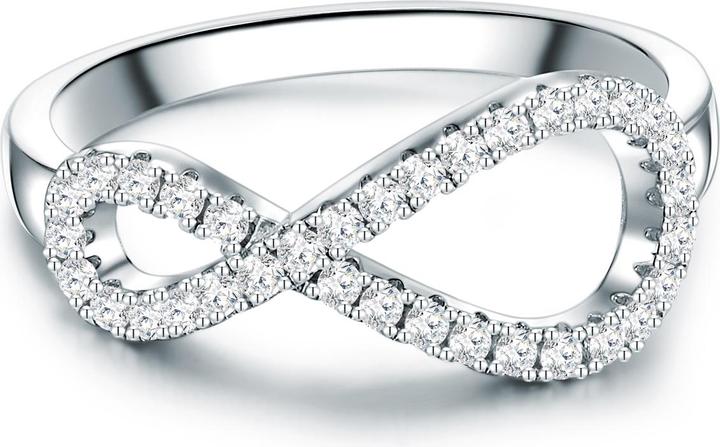 Actual product image Trilani Ladies sterling silver cubic zirconia silver - 26769 (56, 925 Silver)