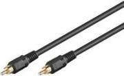 Immagine prodotto Goobay Cavo di collegamento audio digitale coassiale, Cinch S/PDIF, doppia schermatura (15 m, Coassiale)