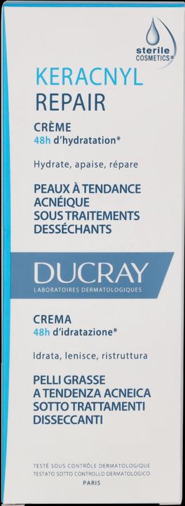 Actual product image Ducray KERACNYL REPAIR Cream 48h Moisture, 50 ml Cream (50 ml, Day cream)