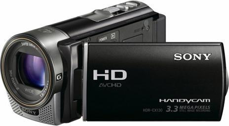 Sony HDR-CX130, FullHD, Flash, 30x Zoom, Schwarz (30 x)