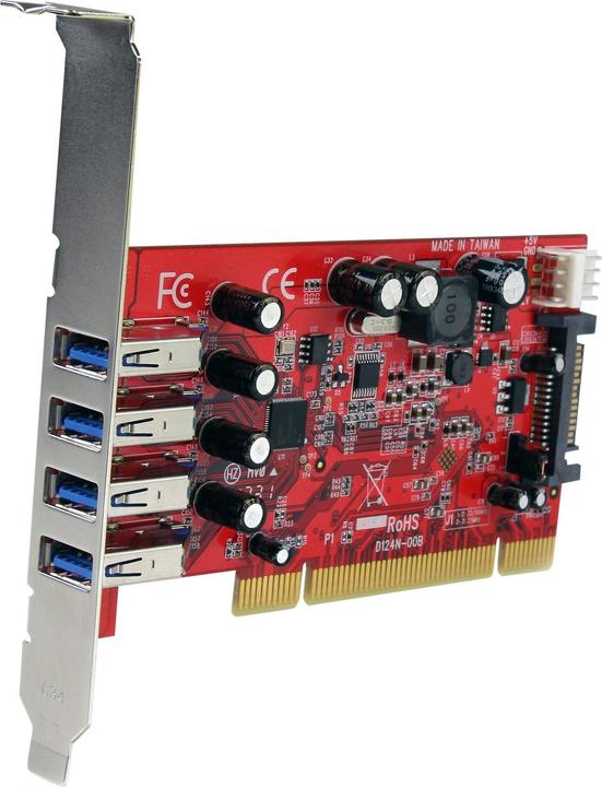 Produktbild StarTech 4 Port SuperSpeed USB 3.0 PCI Card