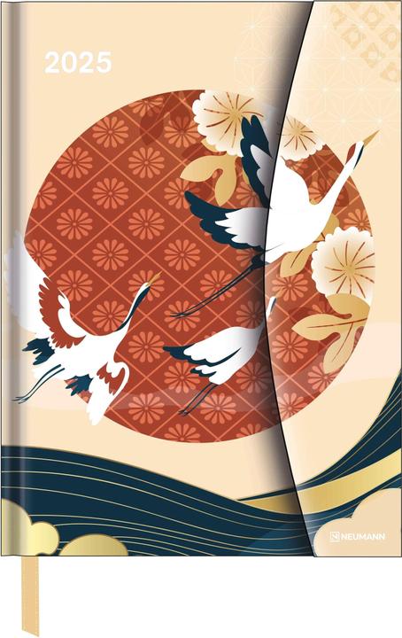 Image du produit Neumann N NEUMANNVERLAGE - Japanese Papers 2025 Diary, 16x22cm, pocket calendar with magnetic closure and (16 x 22 cm, Allemand)