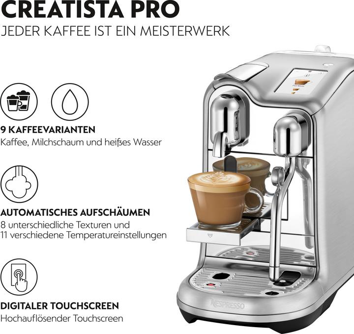 Produktbild Sage Nespresso Creatista Pro (NESPRESSO Original, CH-Stecker)