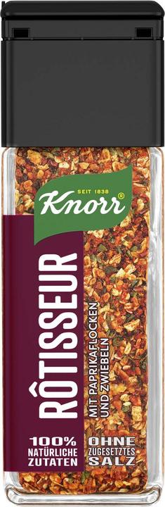 Produktbild Knorr 100% Natürlich Gewürzmischung Rôtisseur, Fleisch Marinade Gewürz Streuer, Würzen ohne Salz & Zucker (150 g)