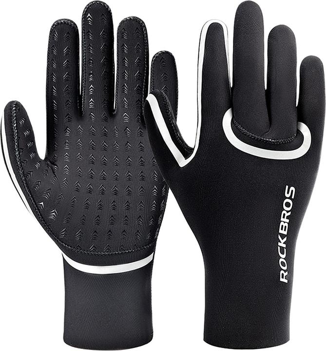 Produktbild Rockbros full waterproof cycling gloves, size: XXL - black (XXL)