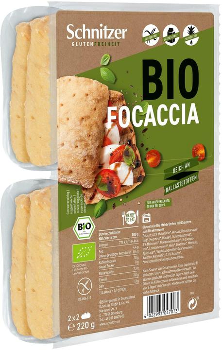Schnitzer Bio Focaccia (260 g)