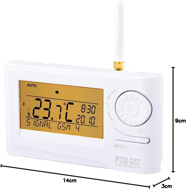 Immagine prodotto Elektrobock Termostati elettronici programmabili (termoregolatori) su moduli GSM PT32 GST 05-00091