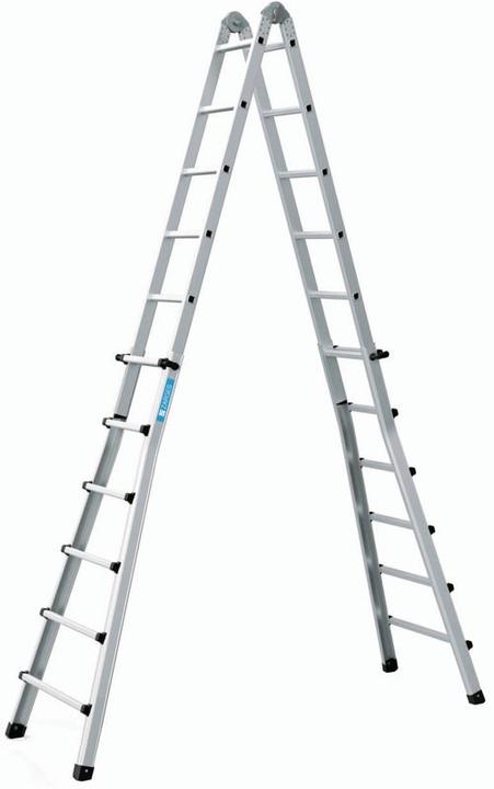 Produktbild Zarges Variotec V Teleskopleiter 4 x 6 Sprossen ausziehbar (Teleskopleiter, 640 cm)
