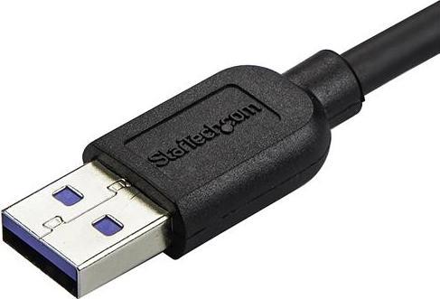 Produktbild StarTech 1m Slim Micro USB 3.0 Kabel linksgewinkelt - USB 3.1 Gen 1 (5 Gbit/s) Anschlusskabel (1 m, USB 3.2 Gen 1)