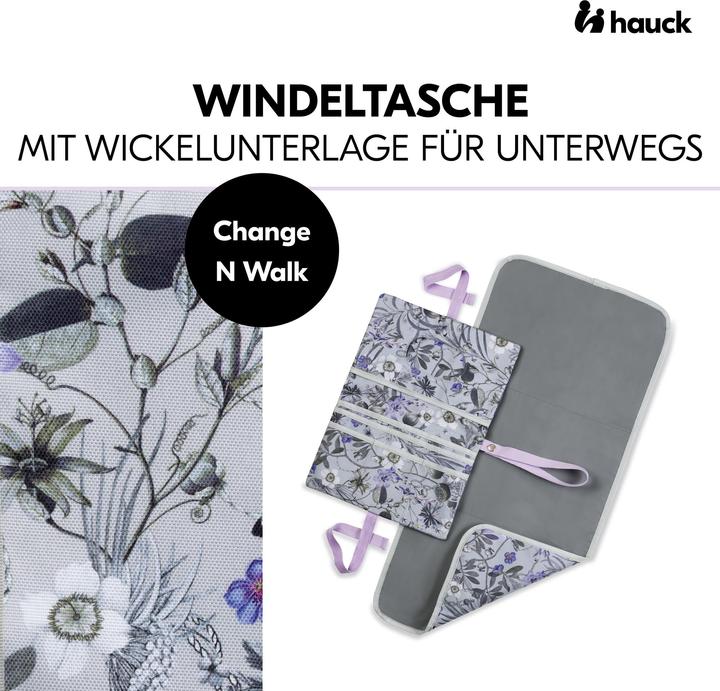 Actual product image Hauck Change N Walk Floral Grey