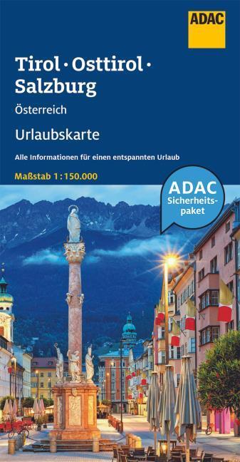 Actual product image Adac Holiday map Austria: Tyrol,...