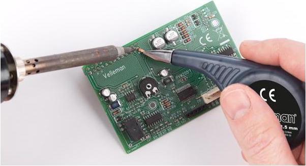 Actual product image Velleman Desoldering Wick With Wheel Dispenser Set - 4 pcs (Soldering bit)
