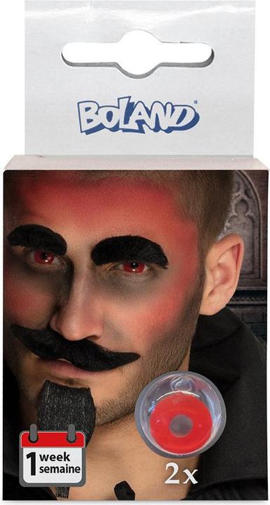Actual product image Boland Weekly contact lenses coloured (Red)