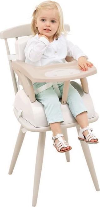 Image du produit Thermobaby Rehausseur de chaise progressif 2 en 1 blanc cassé (Siège de table)