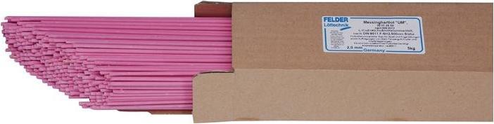 Produktbild Felder Messinghartlot UM Cu 303 3x500mm L-Cu Zn 40 flussmittelummantelt 5 kg