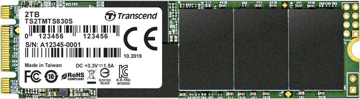Productafbeelding Transcend 830S SSD 2 TB (2000 GB, M.2 2280)