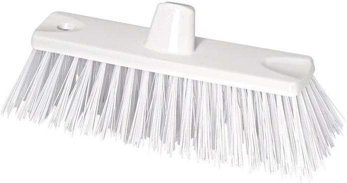 Actual product image Nölle HACCP coarse broom length 300 mm thickness of bristles 1.00 mm white (1 pcs.)