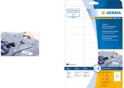 Actual product image HERMA A4 removable name labels