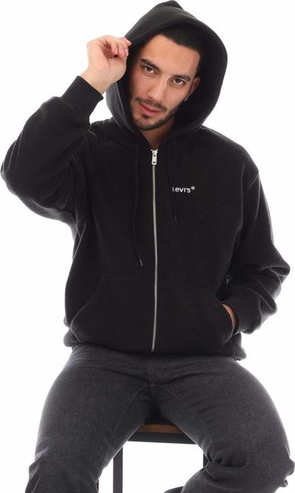 Immagine prodotto Levis Headline Felpa con Cappuccio Vestibilità Rilassata Logo Cerniera su intera lunghezza Uomo (M)