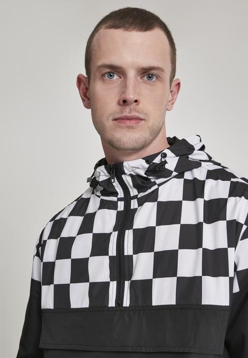 Actual product image Urban Classics Check Pull Over Jacket (S)