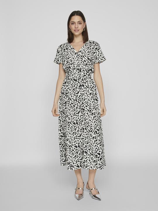 Produktbild Vila Geknöpftes Kurzarm Midikleid (38)