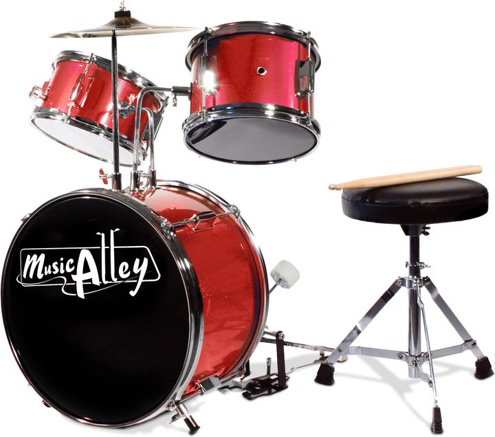 Productafbeelding PDT Music Alley 3 delig Jr Drumstel Rood